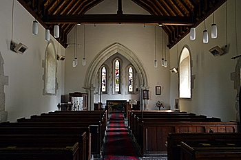The interior looking east July 2013